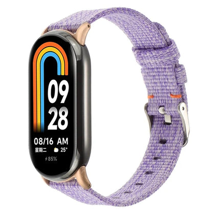 For Xiaomi Smart Band 8 Nylon Watch Strap Adjustable Wrist Band Replacement