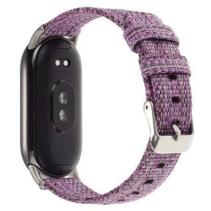 For Xiaomi Smart Band 8 Nylon Watch Strap Adjustable Wrist Band Replacement