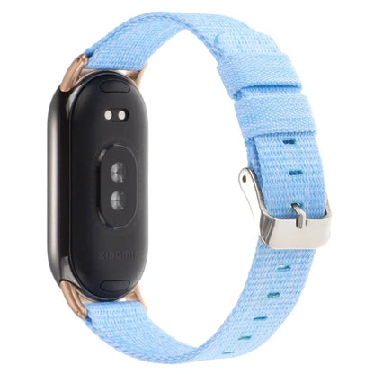 For Xiaomi Smart Band 8 Nylon Watch Strap Adjustable Wrist Band Replacement