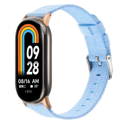 For Xiaomi Smart Band 8 Nylon Watch Strap Adjustable Wrist Band Replacement