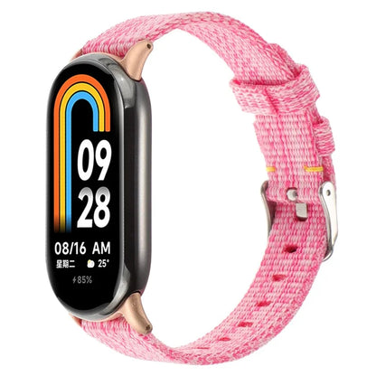 For Xiaomi Smart Band 8 Nylon Watch Strap Adjustable Wrist Band Replacement
