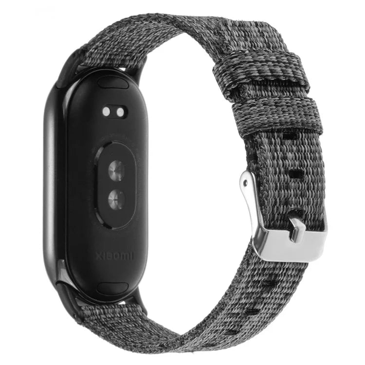For Xiaomi Smart Band 8 Nylon Watch Strap Adjustable Wrist Band Replacement
