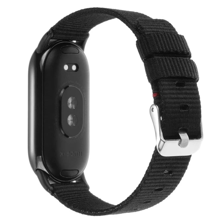 For Xiaomi Smart Band 8 Nylon Watch Strap Adjustable Wrist Band Replacement
