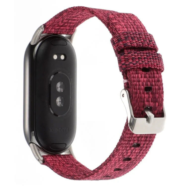 For Xiaomi Smart Band 8 Nylon Watch Strap Adjustable Wrist Band Replacement