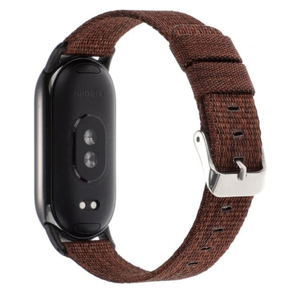 For Xiaomi Smart Band 8 Nylon Watch Strap Adjustable Wrist Band Replacement