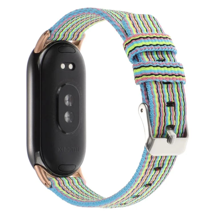 For Xiaomi Smart Band 8 Nylon Watch Strap Adjustable Wrist Band Replacement