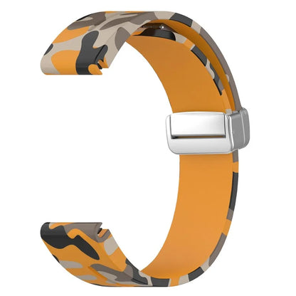 For Garmin Tactix 7 Pro / Fenix 7X / 6X / 6X Pro / 5X Plus Silicone Watch Band 26mm Silver Buckle Wrist Strap