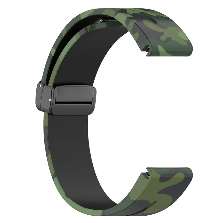 For Garmin Tactix 7 Pro / Fenix 7X / 6X / 6X Pro / 5X Plus Black Buckle Watch Band 26mm Silicone Strap