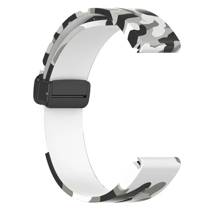 For Garmin Tactix 7 Pro / Fenix 7X / 6X / 6X Pro / 5X Plus Black Buckle Watch Band 26mm Silicone Strap