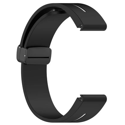 For Garmin Tactix 7 Pro / Fenix 7X / 6X / 6X Pro / 5X Plus 26mm Watch Band Black Buckle Dual Color Silicone Strap