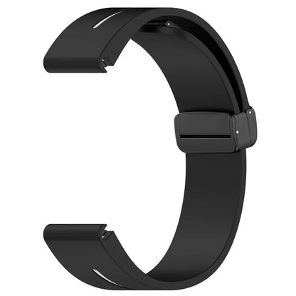 For Garmin Tactix 7 Pro / Fenix 7X / 6X / 6X Pro / 5X Plus 26mm Watch Band Black Buckle Dual Color Silicone Strap