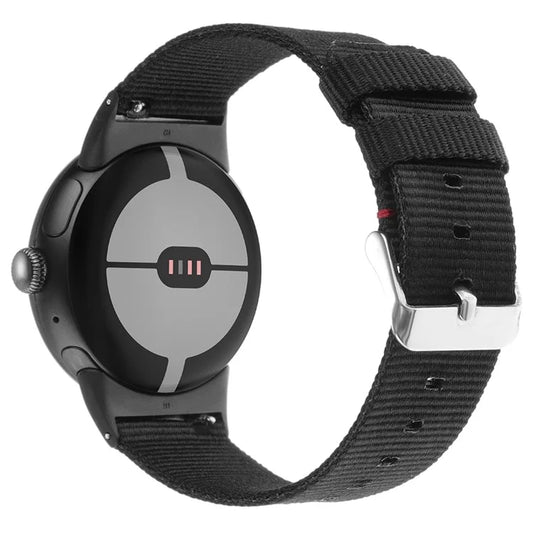 For Google Pixel Watch / Watch 2 Nylon Sport Strap Replacement Watch Bands