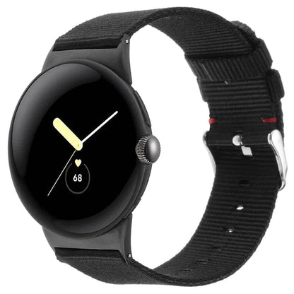 For Google Pixel Watch / Watch 2 Nylon Sport Strap Replacement Watch Bands