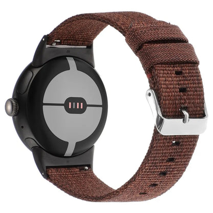 For Google Pixel Watch / Watch 2 Nylon Sport Strap Replacement Watch Bands