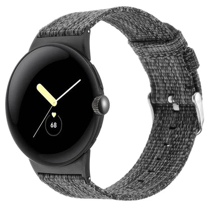 For Google Pixel Watch / Watch 2 Nylon Sport Strap Replacement Watch Bands