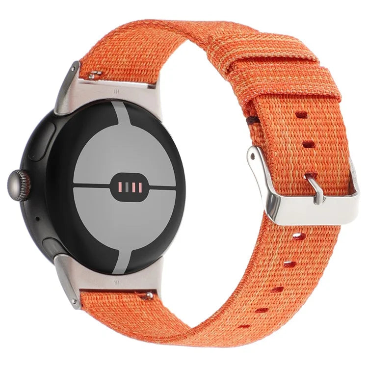 For Google Pixel Watch / Watch 2 Nylon Sport Strap Replacement Watch Bands