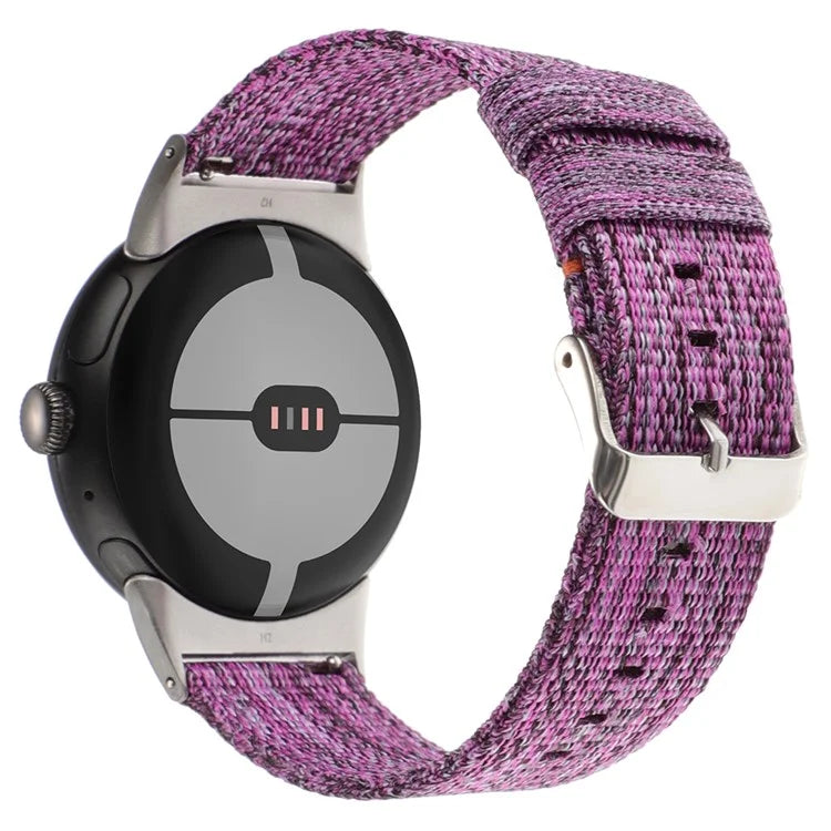 For Google Pixel Watch / Watch 2 Nylon Sport Strap Replacement Watch Bands