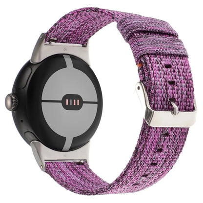 For Google Pixel Watch / Watch 2 Nylon Sport Strap Replacement Watch Bands