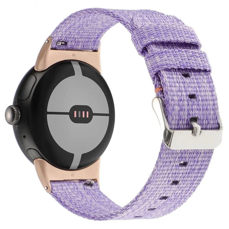 For Google Pixel Watch / Watch 2 Nylon Sport Strap Replacement Watch Bands
