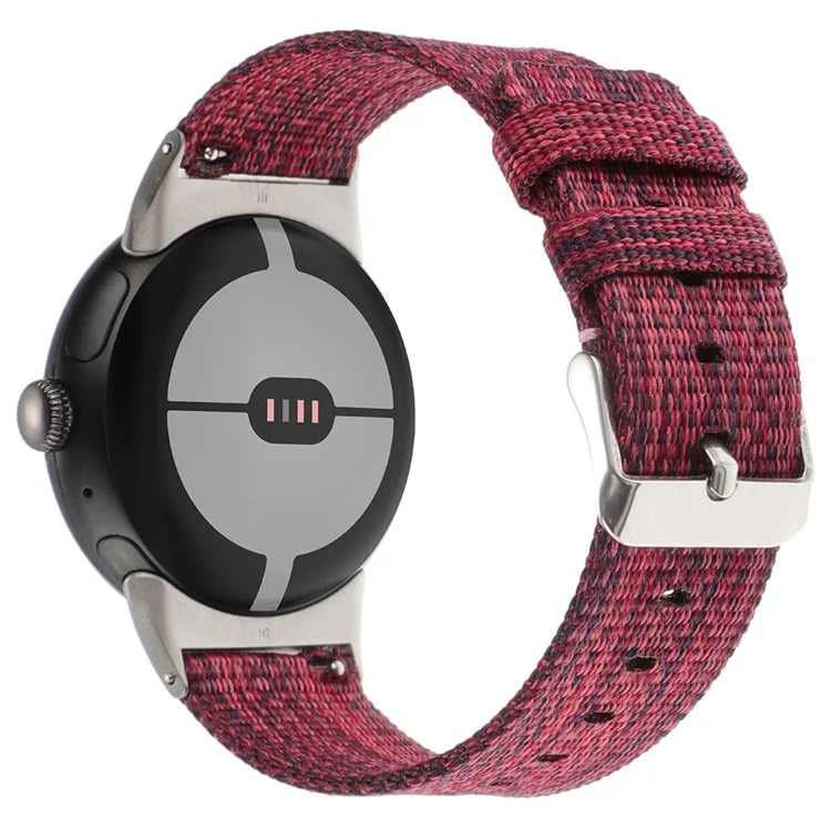 For Google Pixel Watch / Watch 2 Nylon Sport Strap Replacement Watch Bands