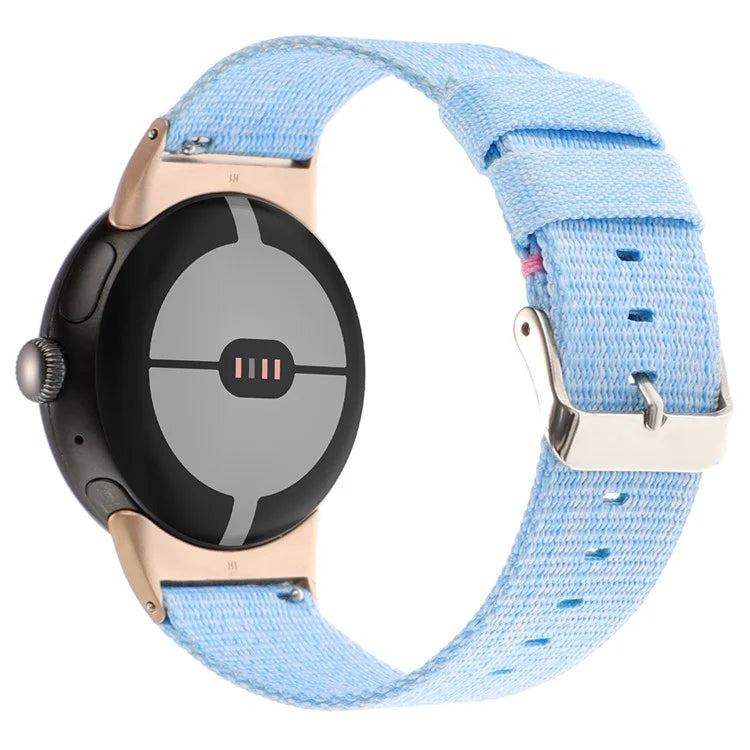 For Google Pixel Watch / Watch 2 Nylon Sport Strap Replacement Watch Bands