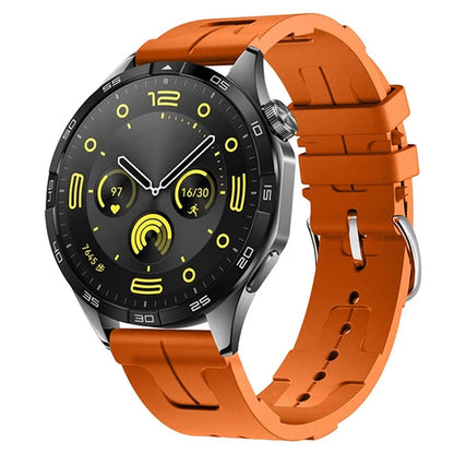For Huawei Watch GT 4 / GT 3 / GT 2 46mm Waterproof Strap 22mm Liquid Silicone Watch Band