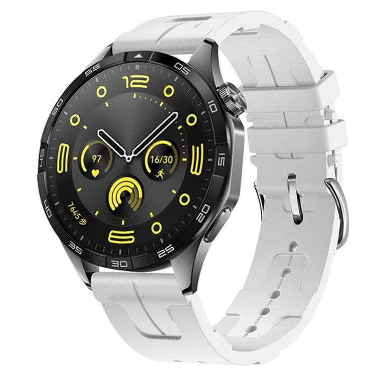 For Huawei Watch GT 4 / GT 3 / GT 2 46mm Waterproof Strap 22mm Liquid Silicone Watch Band