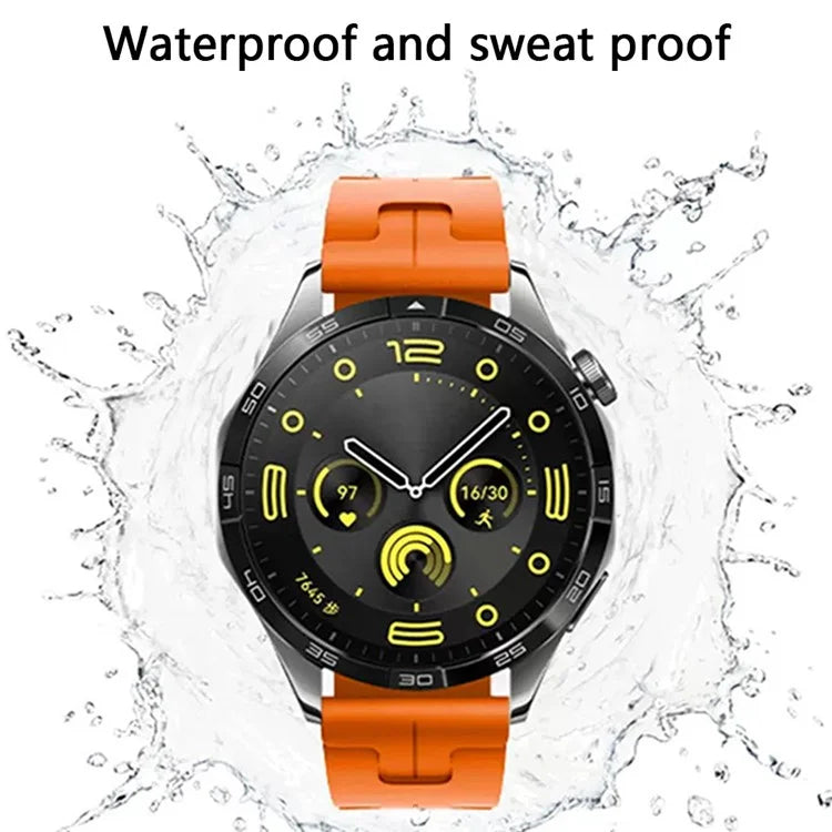 For Huawei Watch GT 4 / GT 3 / GT 2 46mm Waterproof Strap 22mm Liquid Silicone Watch Band