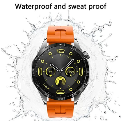 For Huawei Watch GT 4 / GT 3 / GT 2 46mm Waterproof Strap 22mm Liquid Silicone Watch Band