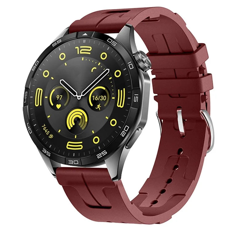 For Huawei Watch GT 4 / GT 3 / GT 2 46mm Waterproof Strap 22mm Liquid Silicone Watch Band