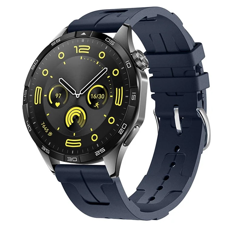 For Huawei Watch GT 4 / GT 3 / GT 2 46mm Waterproof Strap 22mm Liquid Silicone Watch Band