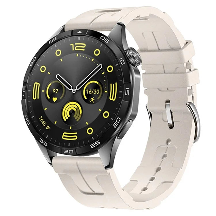 For Huawei Watch GT 4 / GT 3 / GT 2 46mm Waterproof Strap 22mm Liquid Silicone Watch Band