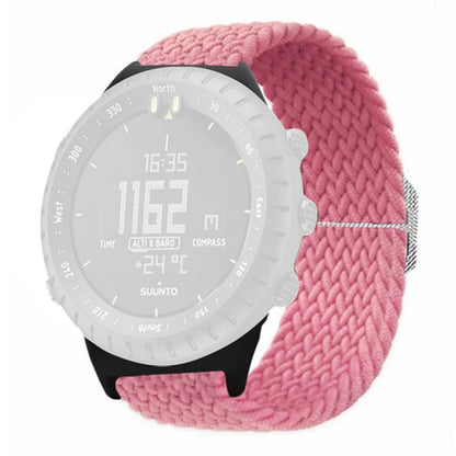 For Suunto Core Watch Band Stretchy 22mm Soft Nylon Elastic Braided Strap