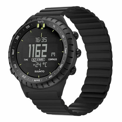 For Suunto Core Magnetic Watch Band 22mm Skin-Friendly Silicone Strap