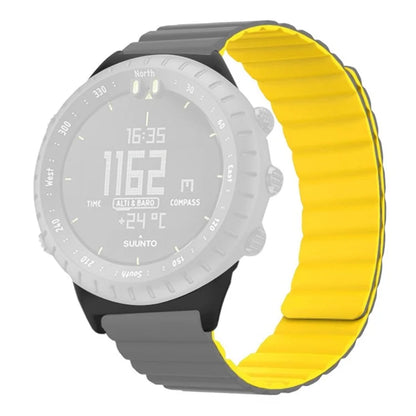 For Suunto Core Magnetic Watch Band 22mm Skin-Friendly Silicone Strap