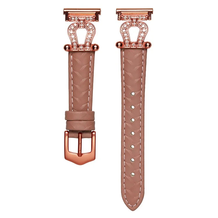 For Samsung Galaxy Watch3 45mm / Huawei Watch GT 4 46mm Watch Band 22mm Cowhide Leather Wrist Strap