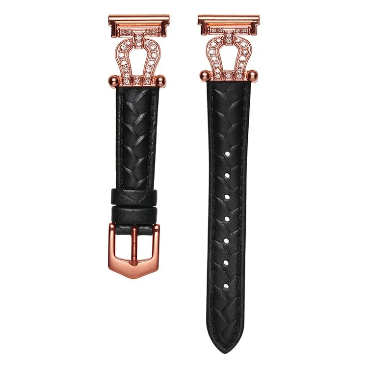 For Samsung Galaxy Watch3 45mm / Huawei Watch GT 4 46mm Watch Band 22mm Cowhide Leather Wrist Strap