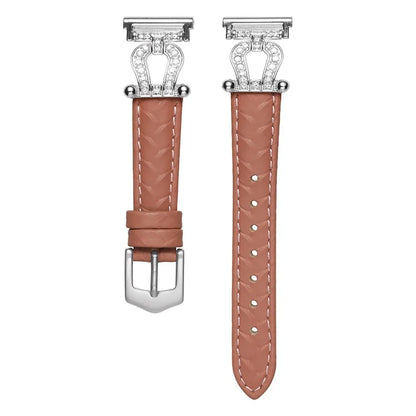 For Samsung Galaxy Watch3 45mm / Huawei Watch GT 4 46mm Watch Band 22mm Cowhide Leather Wrist Strap