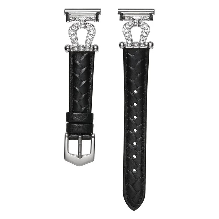 For Samsung Galaxy Watch3 45mm / Huawei Watch GT 4 46mm Watch Band 22mm Cowhide Leather Wrist Strap
