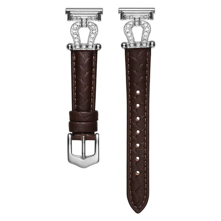 For Samsung Galaxy Watch3 45mm / Huawei Watch GT 4 46mm Watch Band 22mm Cowhide Leather Wrist Strap