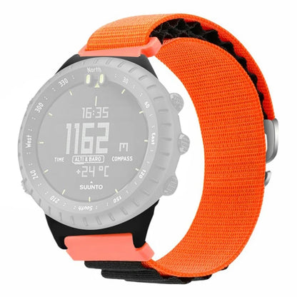For Suunto Core Watch Band 22mm Nylon Loop Adjustable Wrist Strap with Connector
