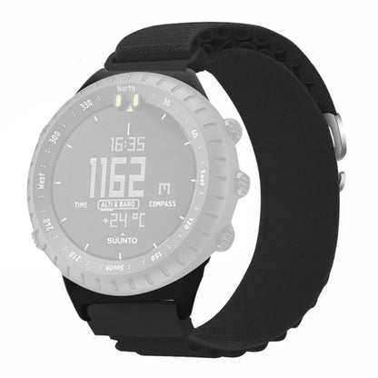 For Suunto Core Watch Band 22mm Nylon Loop Adjustable Wrist Strap with Connector