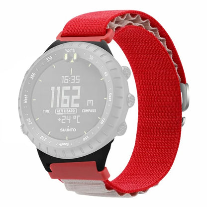 For Suunto Core Watch Band 22mm Nylon Loop Adjustable Wrist Strap with Connector