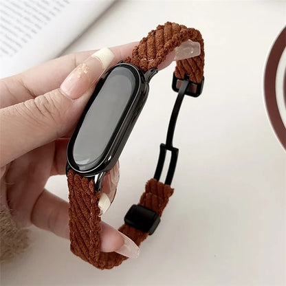 For Xiaomi Smart Band 8 Smartwatch Strap Corduroy Watch Band
