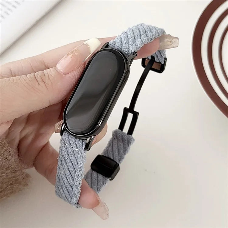 For Xiaomi Smart Band 8 Smartwatch Strap Corduroy Watch Band