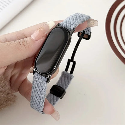 For Xiaomi Smart Band 8 Smartwatch Strap Corduroy Watch Band