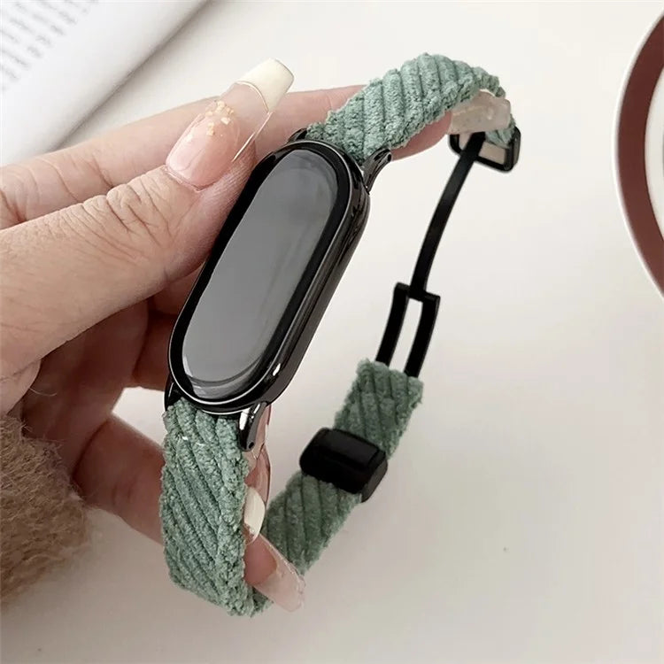 For Xiaomi Smart Band 8 Smartwatch Strap Corduroy Watch Band