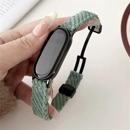 For Xiaomi Smart Band 8 Smartwatch Strap Corduroy Watch Band