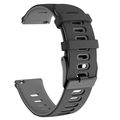 For Samsung Galaxy Watch6 Classic 47mm 43mm / GarminActive 5 Silicone Band 20mm Dual Color Watch Strap