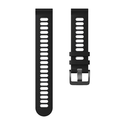 For Samsung Galaxy Watch3 45mm / Garmin Venu 3 Watch Strap 22mm Dual Color Silicone Watchband
